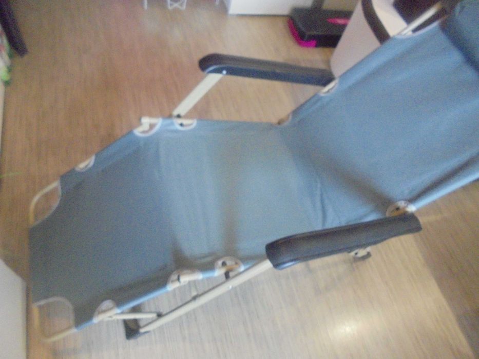 Nowy Duży 180 cm leżak składany plażowy ogrodowy