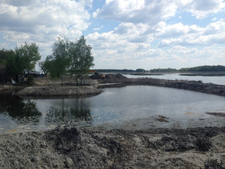 Днопоглиблення,копка, очищення водойми, причалу, пірсу, спецтехніка