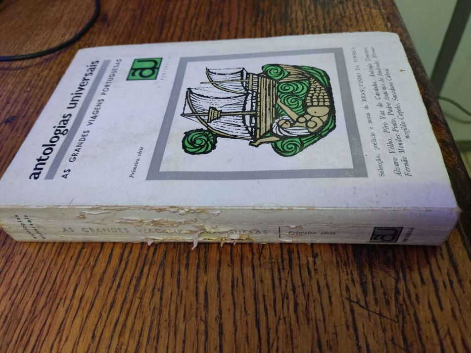 Livro As Grandes Viagens Portuguesas notas de Branquinho da Fonseca