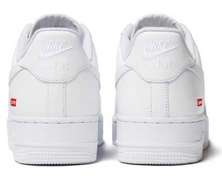 Sapatilhas Nike Air Force 1 x Supreme brancas (tam. 40, 43)