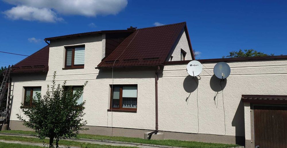 Malowanie dachów Malowanie Elewacji  Wymiana rynien Wycinka drzew Malowanie dachówek