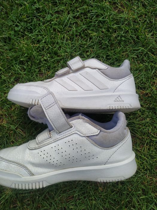 Białe Białe Adidasy na rzepy 30  na rzepy 30