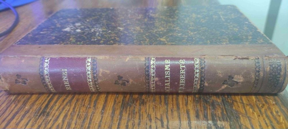 Livro Socialisme et liberté  por Rienzi (H. Van Kol)1898 em frances