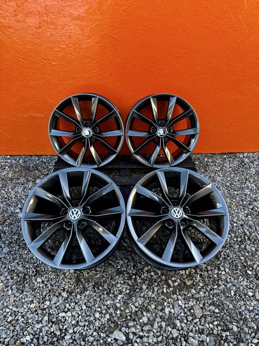 Диски R18 5.112 ET44 цо 57.1 пассат б7 б8 шкожа а7 а8 супер б  ауді а4