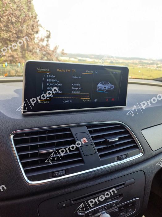 Auto Rádio Audi A1 / Q3 Android 10  Ano 2011 a 2018