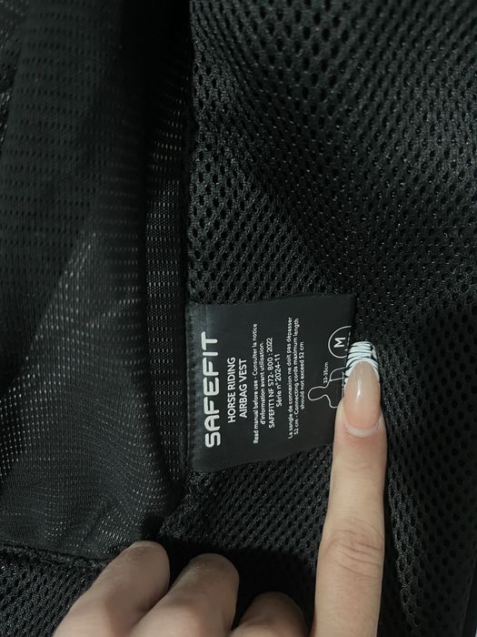 Colete de airbag para equitação safefit