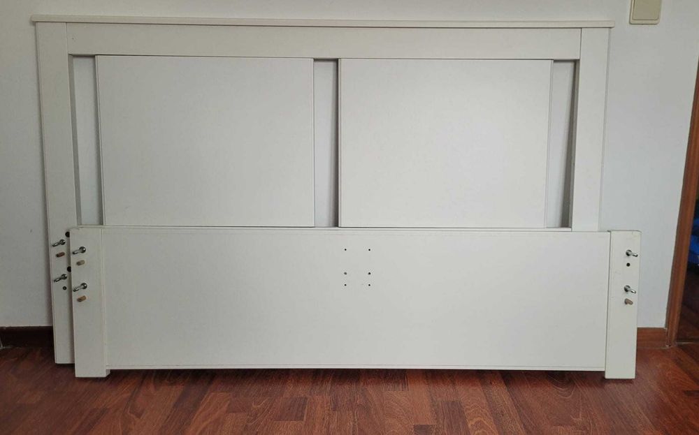 Cama de Casal IKEA (SONGESAND cama 140x200cm c/2 gavetas de arrumação)