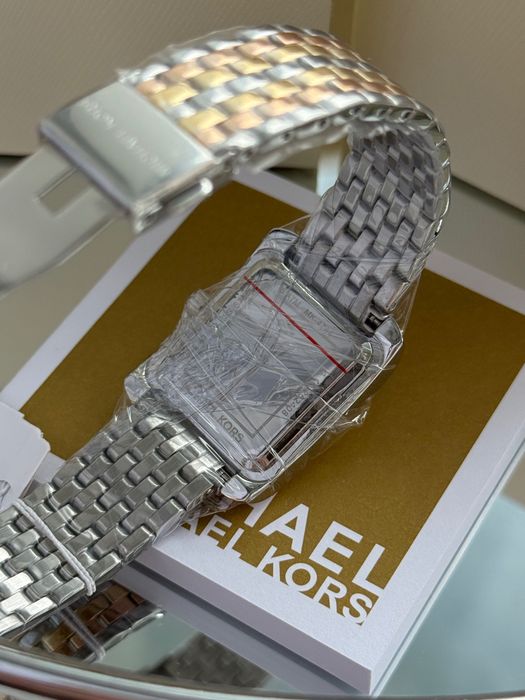 Годинник срібно-золотий Michael Kors MK4744 часы женские