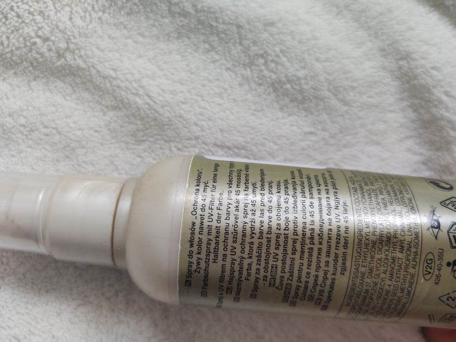 Avon spray do włosów ochrona koloru UV