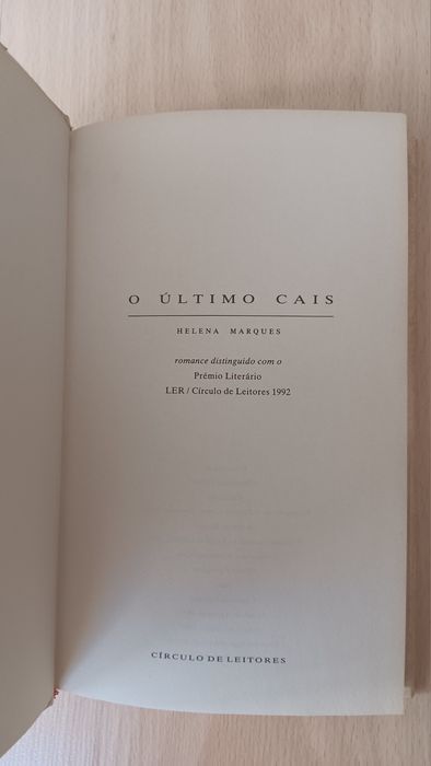 Helena Marques, O Último Cais