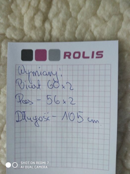 Sukienka z dzianiny rozmiar 20