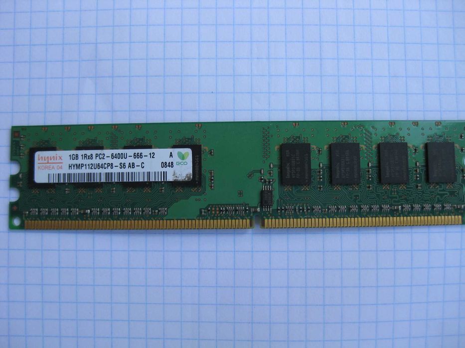 Оперативная память для ПК 512Mb і 1Gb