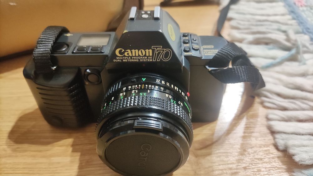 Máquina Fotográfica Canon T70 Completa