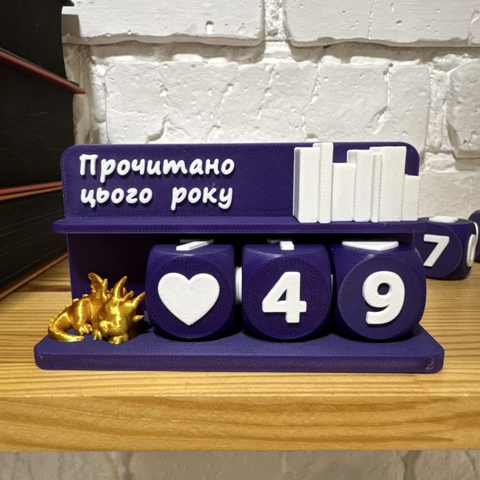 Рахівниця книг (лічильник) Прочитано цього року