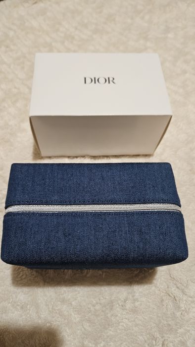 Джинсова косметичка Dior 15×10×9