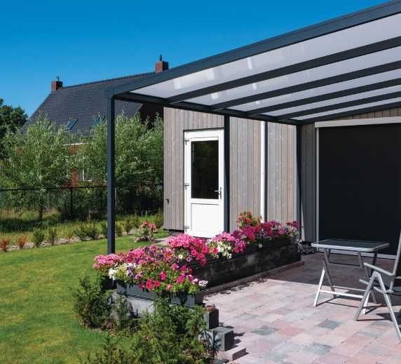 Zadaszenie Nebbiolo 4x3 – solidne aluminium, poliwęglan, Super cena!