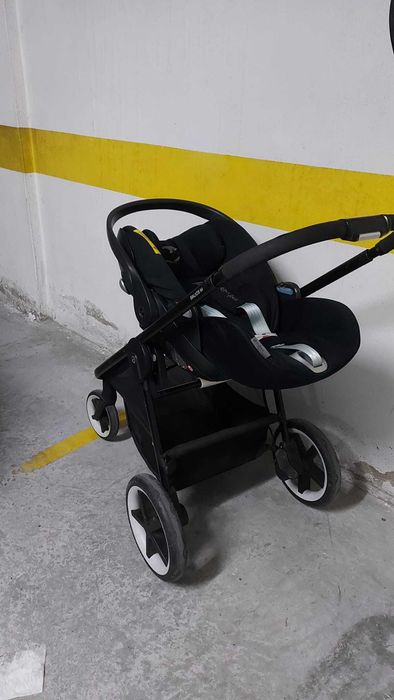 Cybex Balios M + Ovo + Base Isofix - Conjunto carrinho / ovo