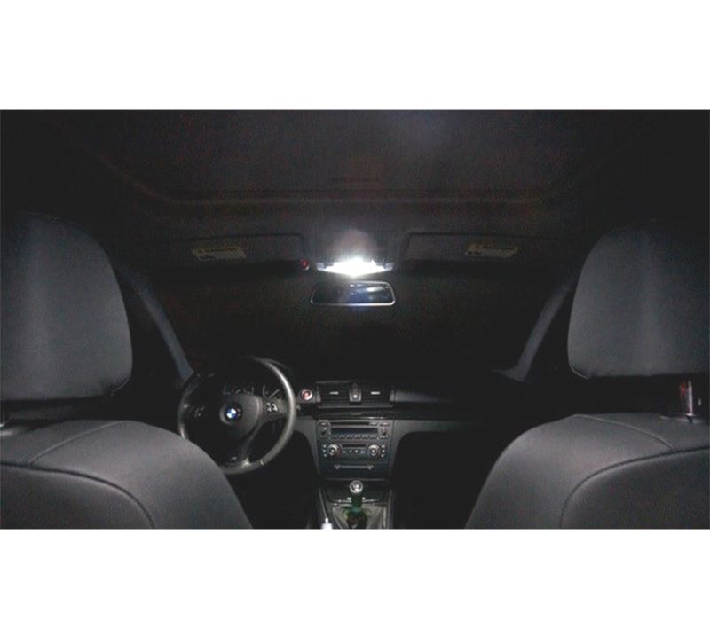 Kit completo de 8 lâmpadas LED interior BMW 1 serie F20 F21 116i 118i 120i 120d 125d 125i M135i 12-14