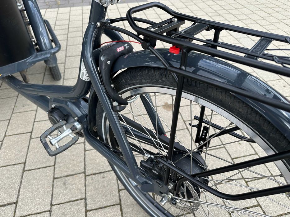 Rower elektryczny z przyczepką przednią RYKSZA cargo riksza