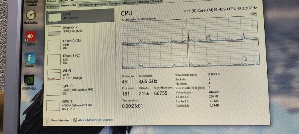 Computador PC   Gamer Intel Core i5  8GB   GTX 960