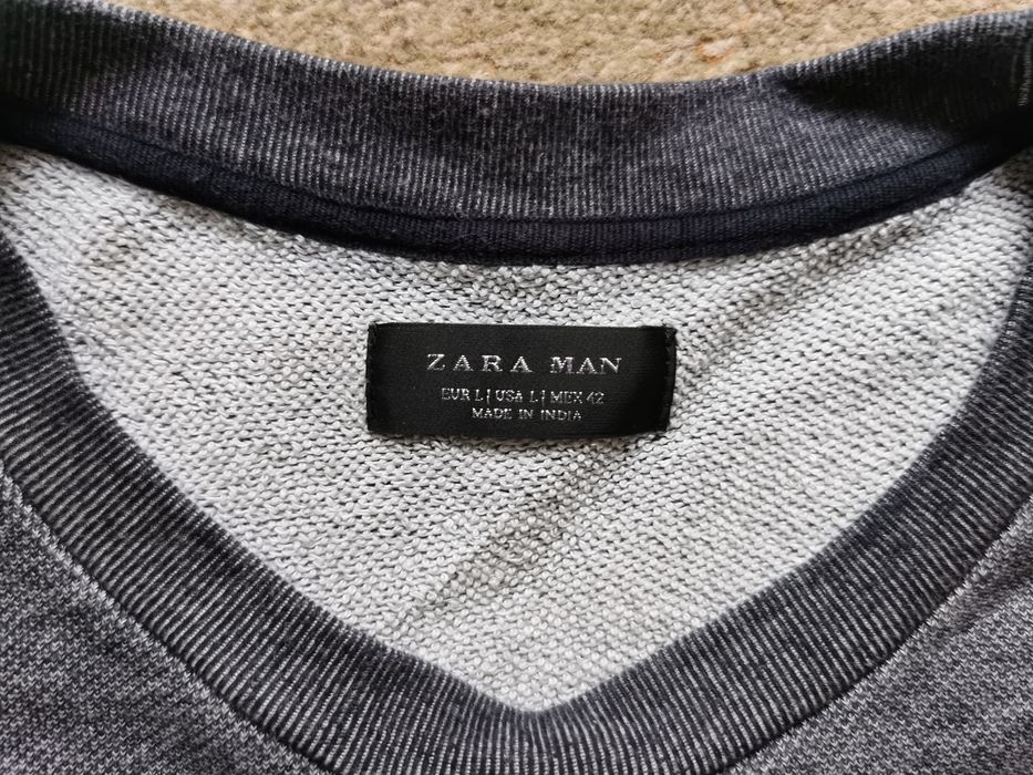 Bluza męska czaszka ZARA
