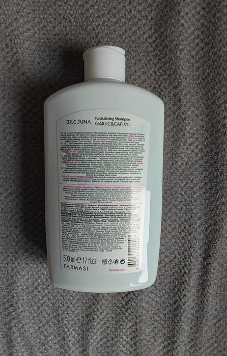 Szampon Farmasi Dr Tuna 500 ml Czosnkowy z capixylem wzmacniający