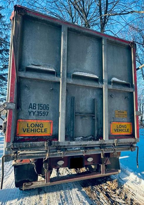 Напівпричіп самоскид Fruehauf DJD TA3 зерновоз 50м3 з Європи