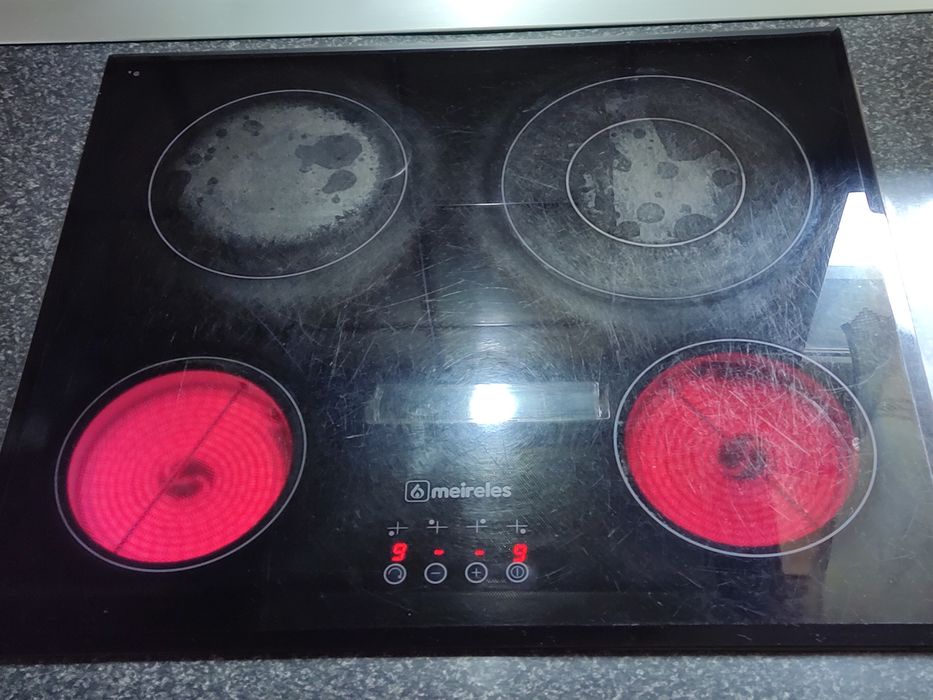 Placa vitrocerâmica meireles MV 2607 usada