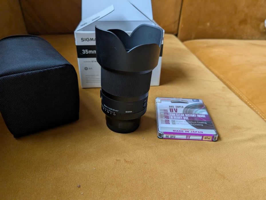 Sigma Art 35mm 1.4 DG DN Sony E | Stan Idealny | Filtr Marumi GRATIS