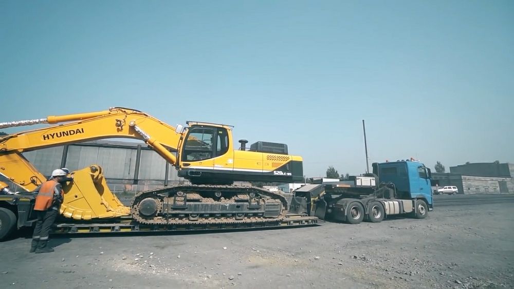 Грузоперевозки негабаритных грузов Трал Площадка Автокран