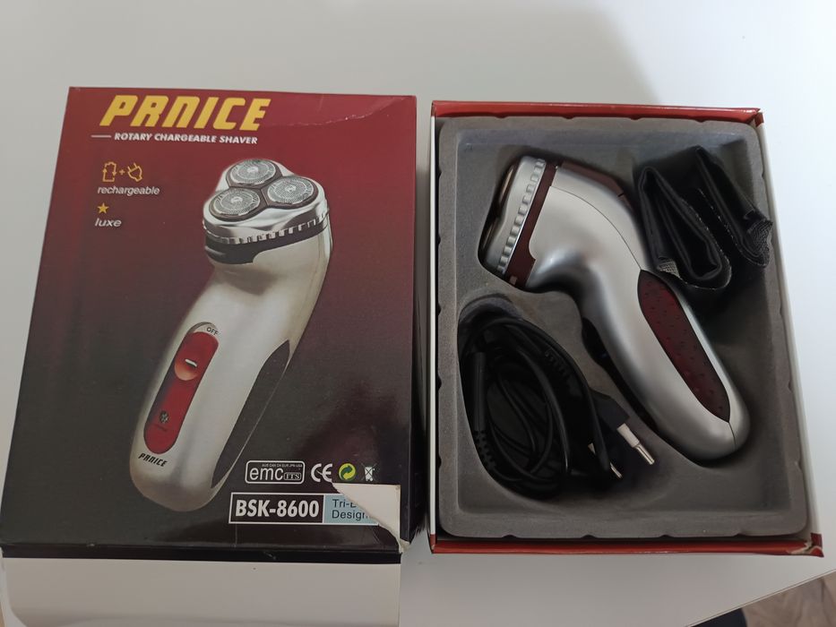 Elektryczna maszynka do golenia prince