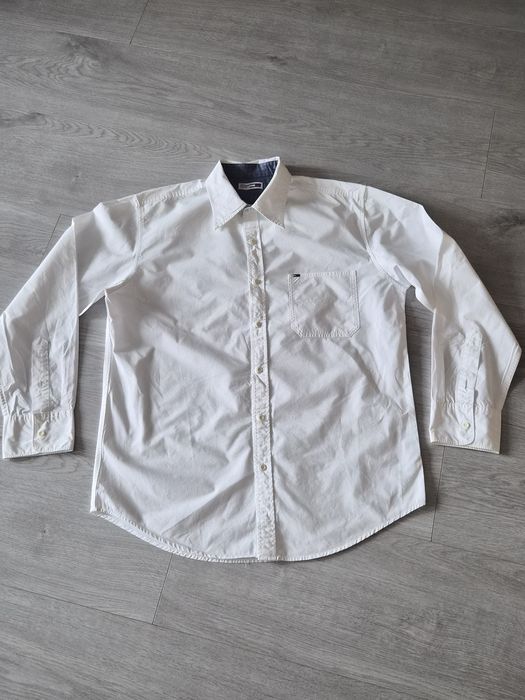 Tommy Hilfiger oryginalna biala koszula XL