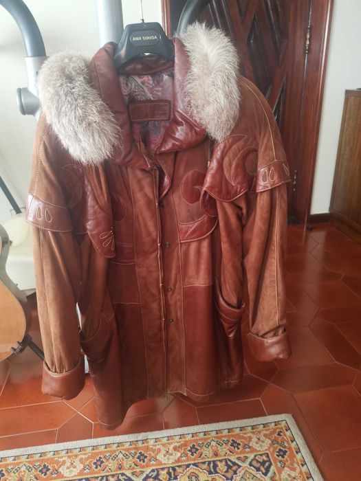 Mulher / Casaco em pele