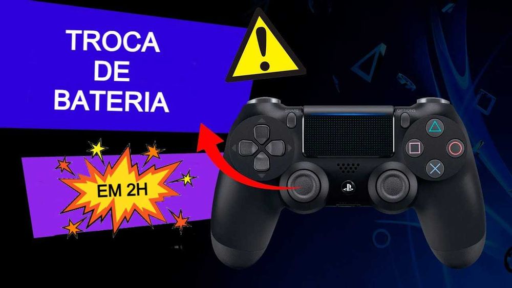 PS4 - Serviço de Reparação de Comandos - em 2 Horas