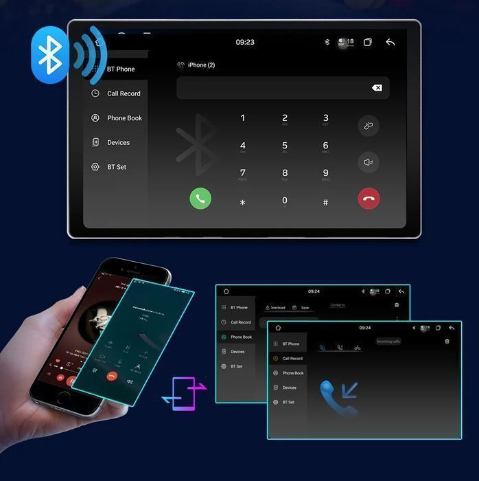 Radio Android 11,5” CarPlay Android Auto – Peugeot 307 2002–2013 PL