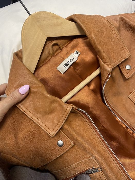 Blanco kurtka skórzana 100% skora naturalna S 36 ramoneska