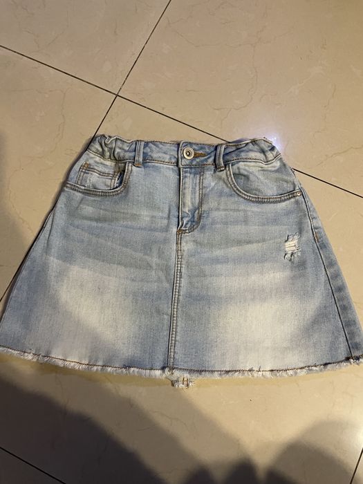 Spodniczka jeansowa 140 Zara niebieska