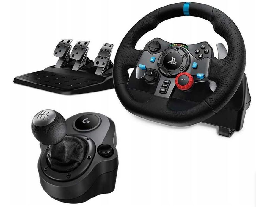 Logitech G29 Kierownica + Pedały + Skrzynia biegów Sony Playstation PC