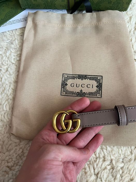 Od ręki pasek GG, Gucci, beige, komplet firmowy