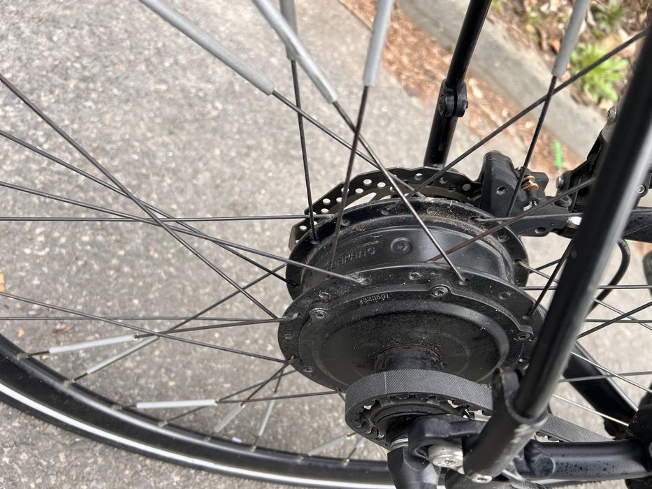Lekki rower elektryczny RABENEICK na pasku! 19 KG, BAFANG / DO NAPRAWY /B