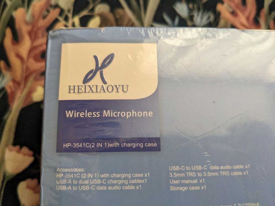 Беспроводной петличный микрофон HEIXIAOYU петличка для Android/IOS