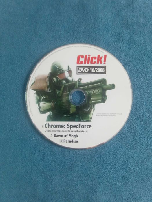 Używany zestaw gier na PC Chrome Specforce, Dawn of Magic i Paradise