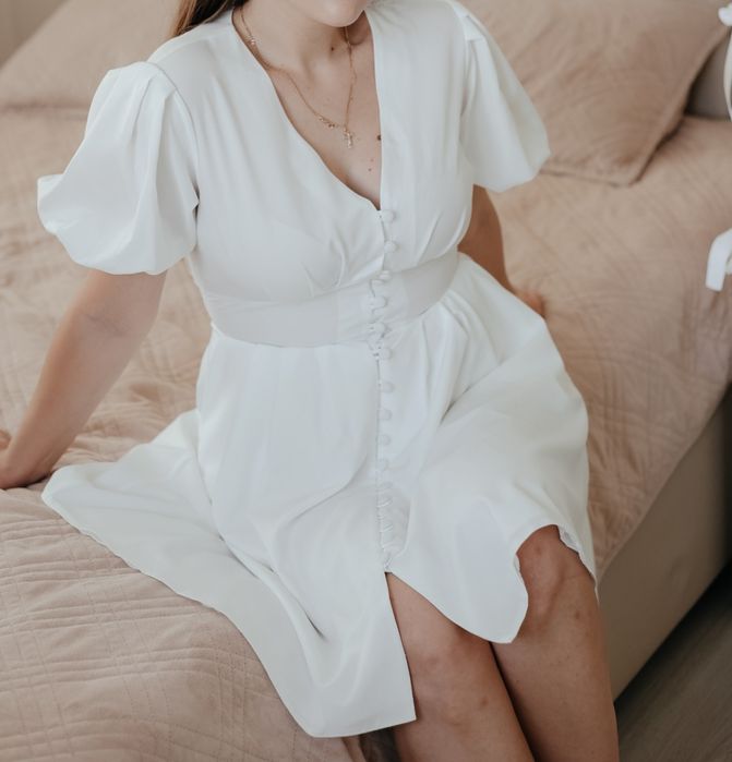 Плаття Сукня на розпис, хрещення, святкова, біла