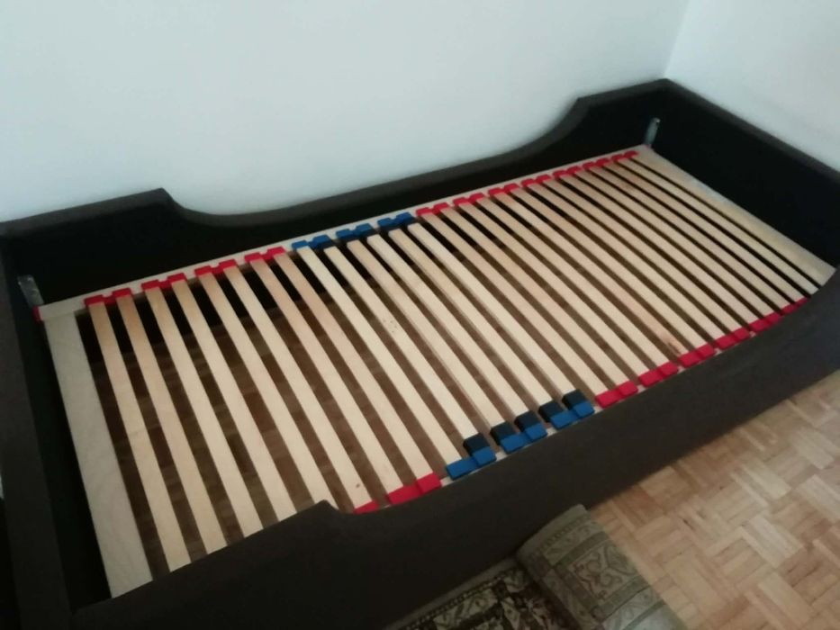 Łóżko 90x200 brązowe