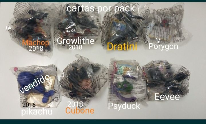 Pokemon cartas edição happy meal holográficas pikachu