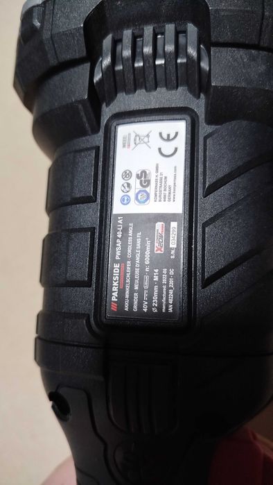 Rebarbadora 230mm PARKSIDE PERFORMANCE 40 V »PWSAP 40-Li A1 40v B-ware