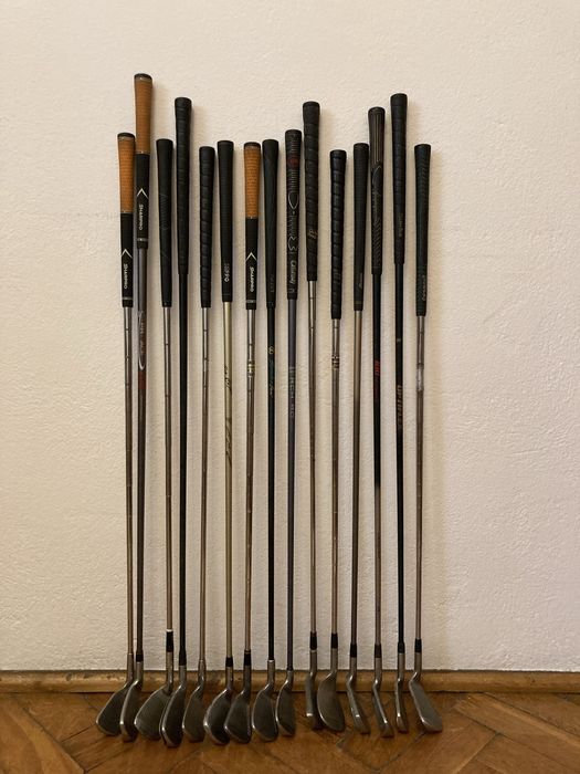 Kije golfowe różnych firm