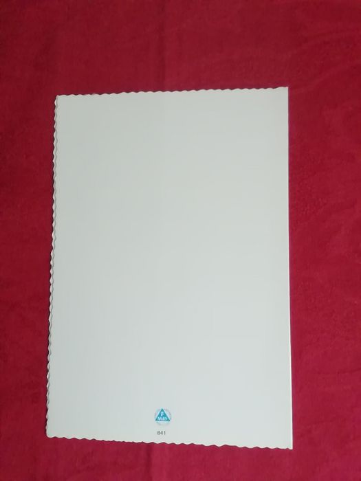 Postal de aniversário Edições Artemcor