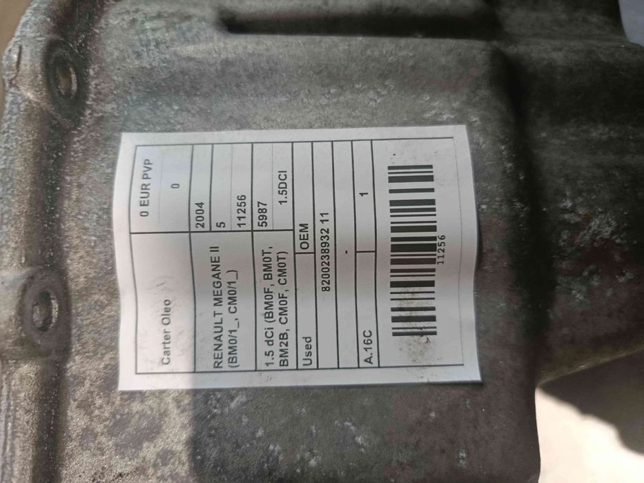 Carter RENAULT Megane II (BM0/1_, CM0/1_)