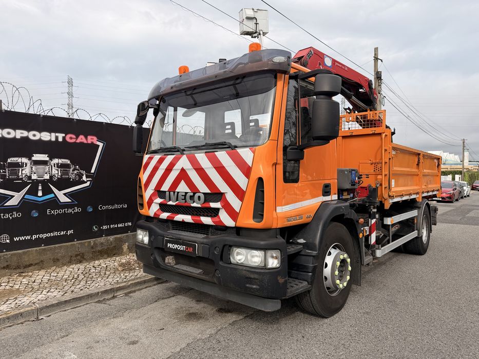 IVECO EUROCARGO 19Ton 250cv GRUA BASCULANTE SÓ 100.000KM  OPORTUNIDADE